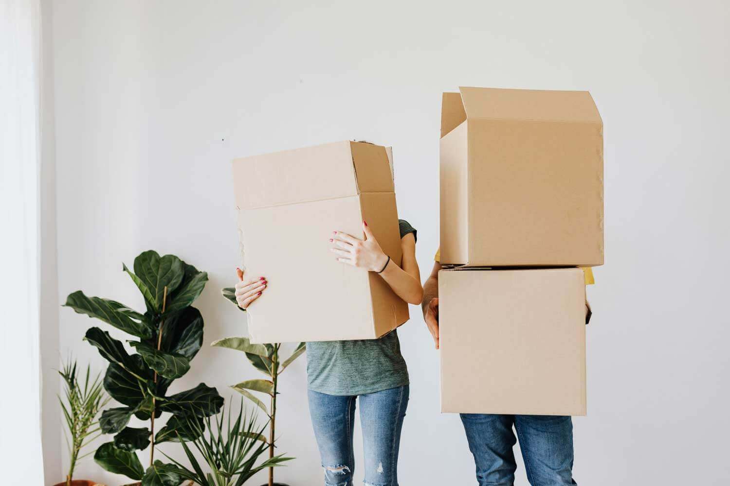 People with moving boxes