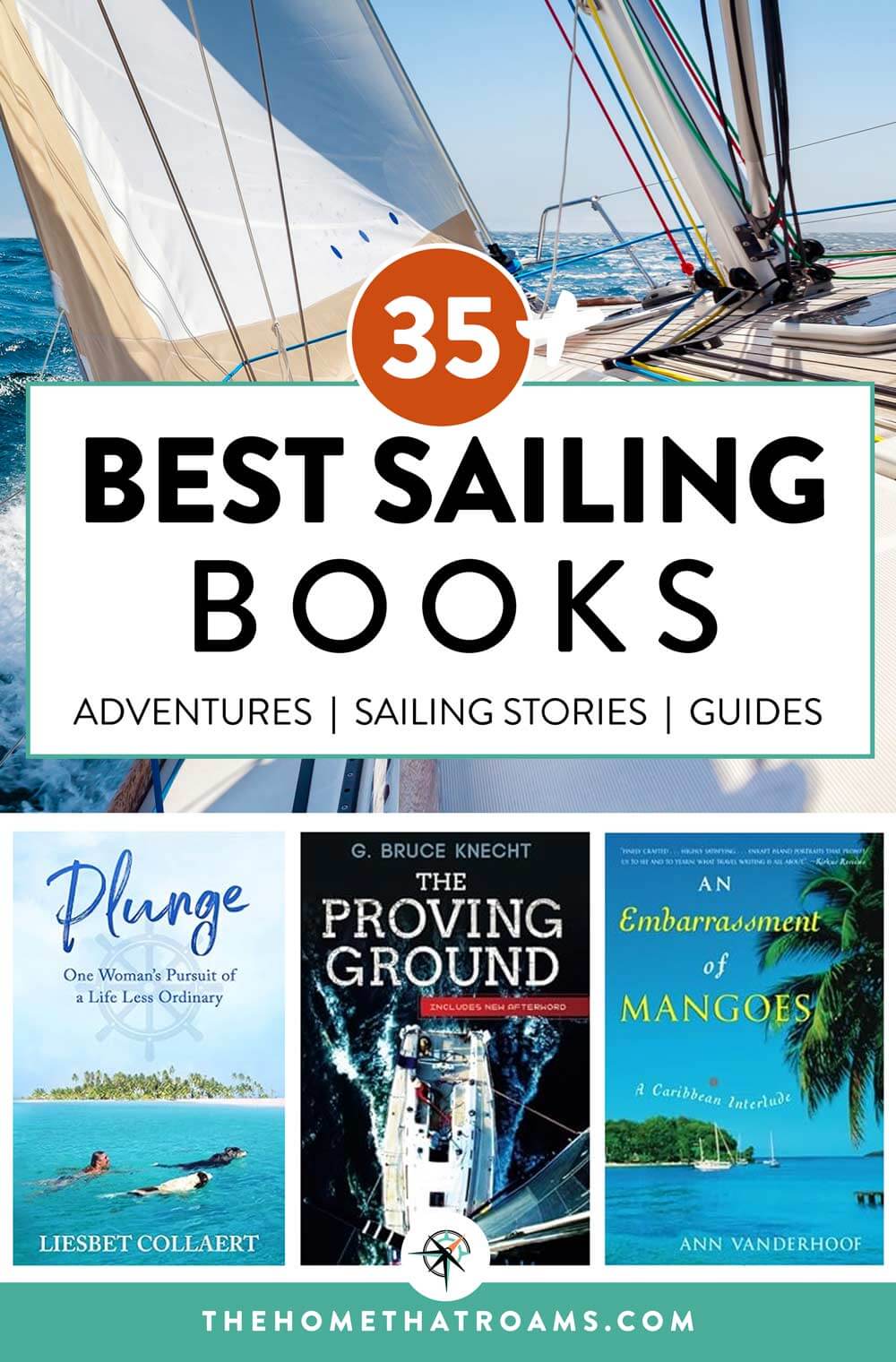 Pinterest image for Best Sailing Books