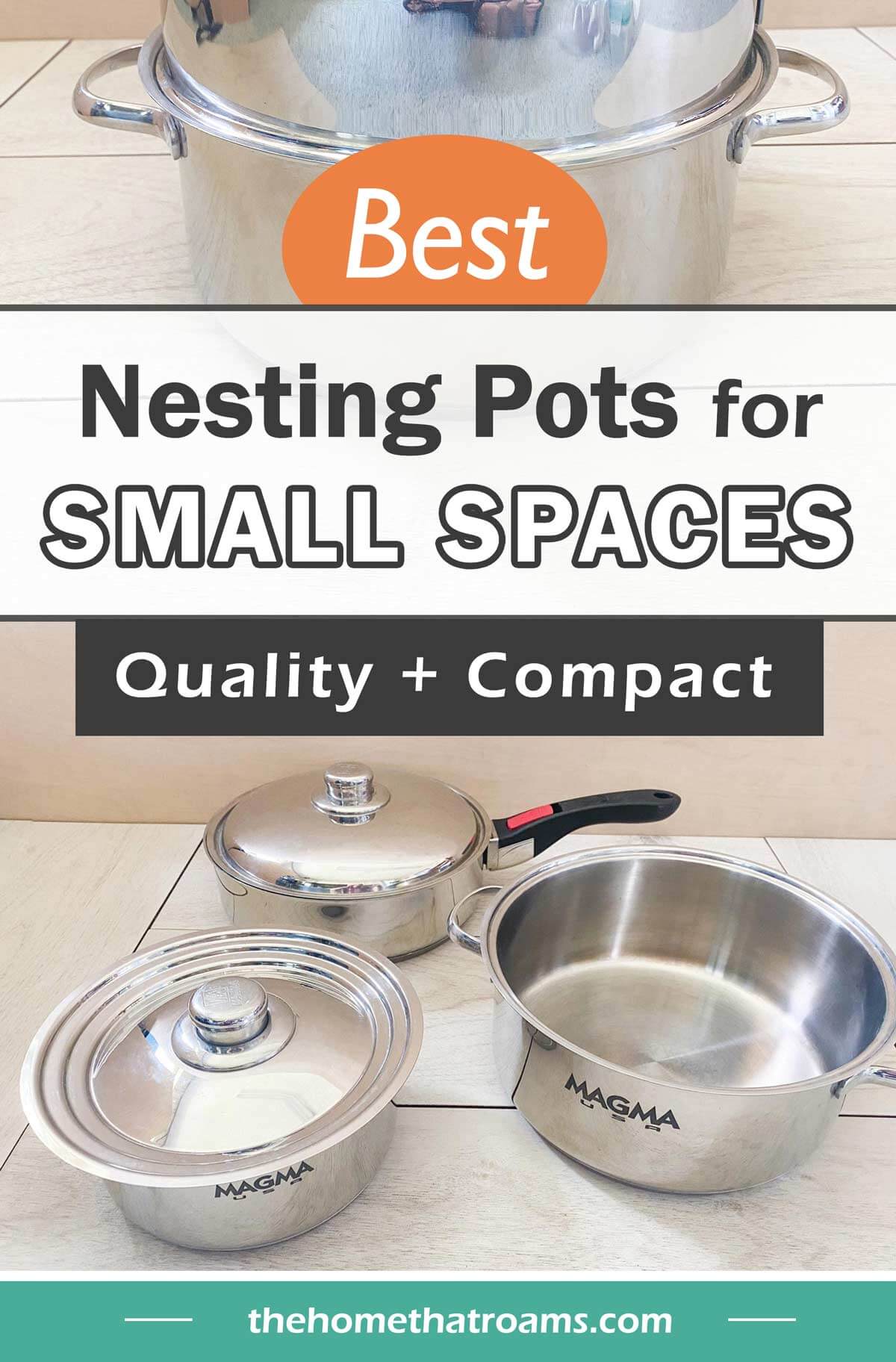 Best Nesting Pots with Removable Handles for a Small Kitchen
