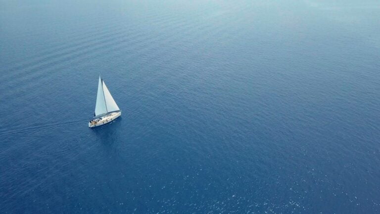 sailboat on open water