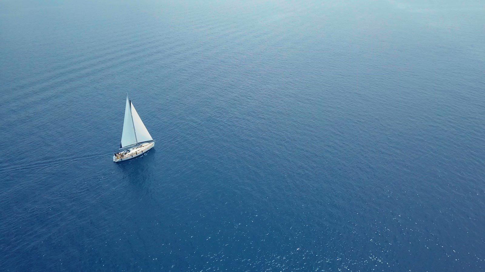 sailboat on open water