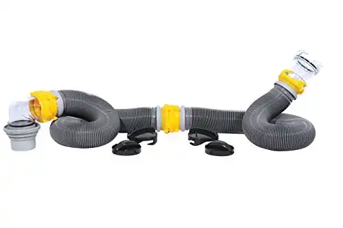 Camco Deluxe Sewer Hose Kit with Swivel Fittings