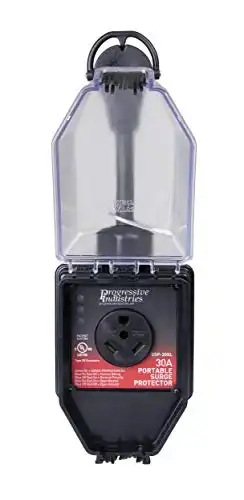 30 Amp Portable RV Surge Protector With Cover