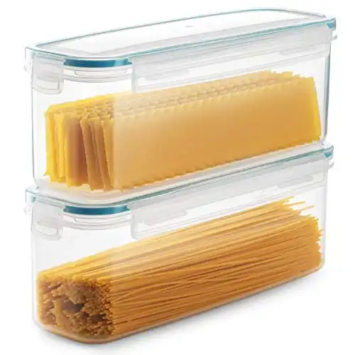 Pasta Storage Containers with Locking Lids