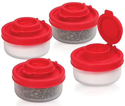 Set of Mini Airtight Spice Jar Dispensers