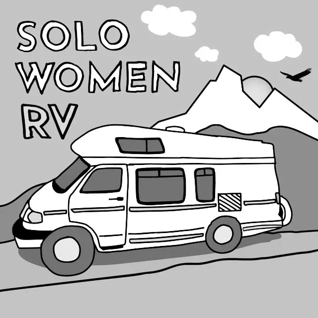 Solo Women RV podcast logo